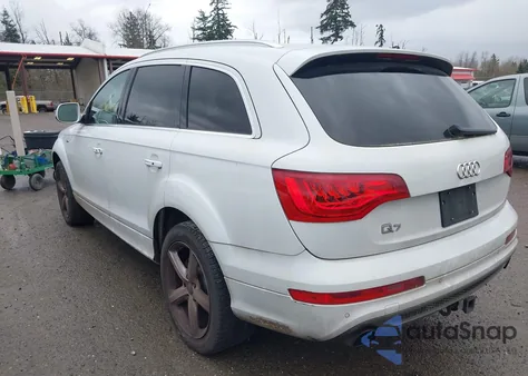 2013 Audi Q7 3.0T S Line Prestige from USA, damaged, VIN WA1DGAFE4DD014580